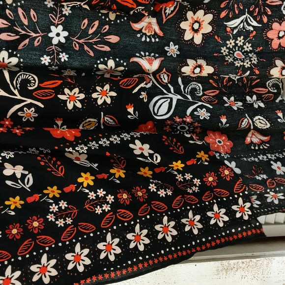 Easel Floral and Paisley Print Kimono - Picture 2 of 3